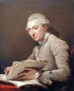 Francois-Andre Vincent Portrait of Pierre Rousseau (1751-1829), French architect Sweden oil painting artist